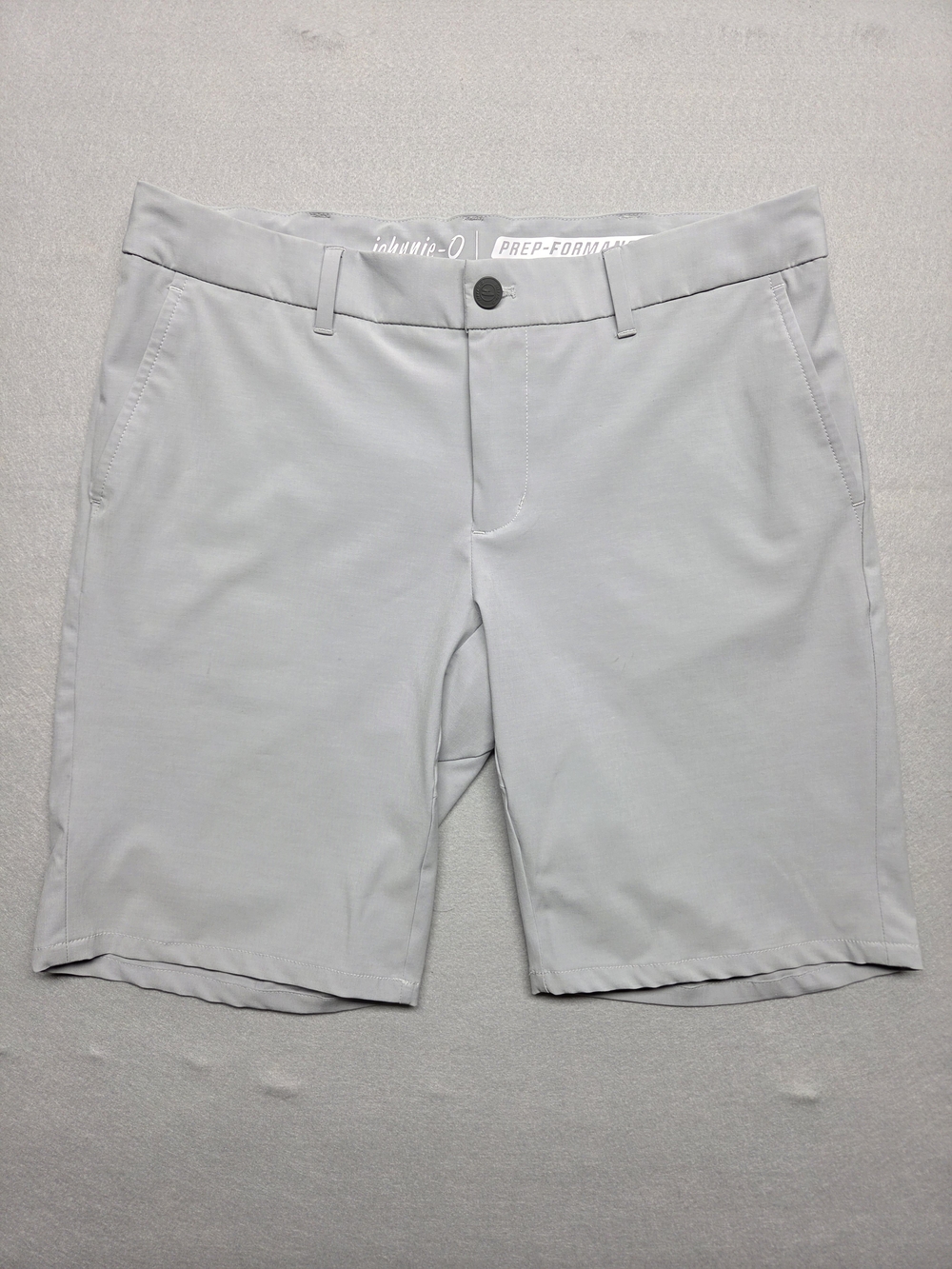 Johnnie-O Montgomery Prep-Formance Shorts Boys Size 16 Gray Performance Stretch